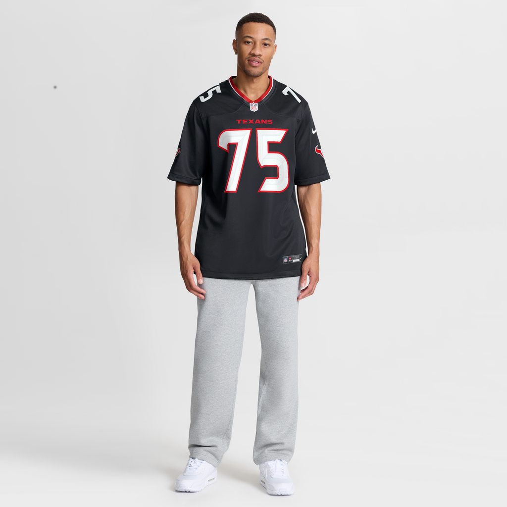 Men's Houston Texans Wyatt Teller Nike  Navy Team Game Jersey