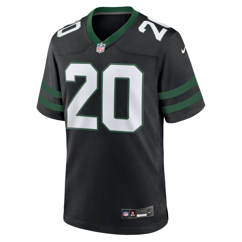 Men's New York Jets Breece Hall Nike Legacy Green Game Jersey