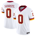 Men's Washington Commanders Mike Sainristil Nike White Vapor F.U.S.E. Stitched Limited Jersey
