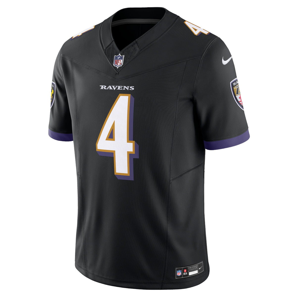 Men's Baltimore Ravens Zay Flowers Nike Purple Vapor F.U.S.E. Limited Jersey