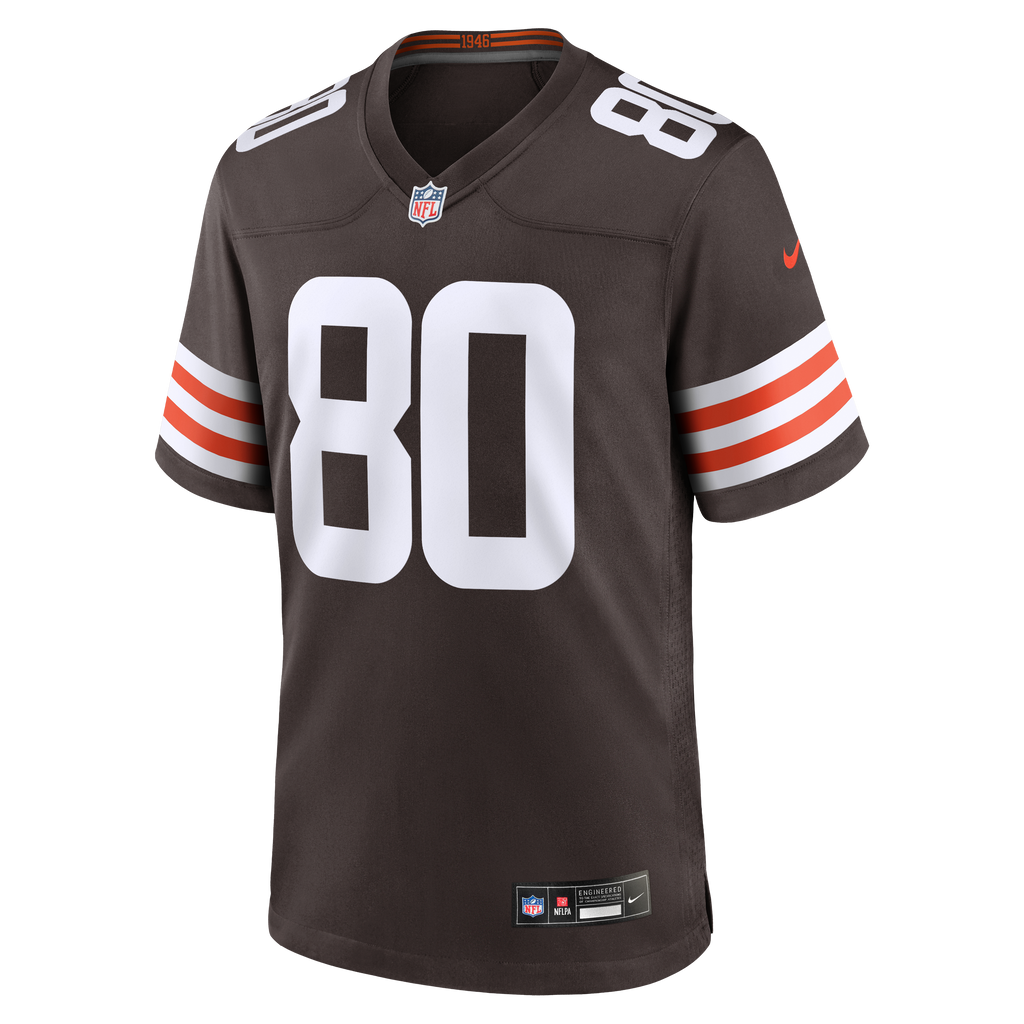 Men's Cleveland Browns Jamari Thrash Nike  Brown Team Game Jersey