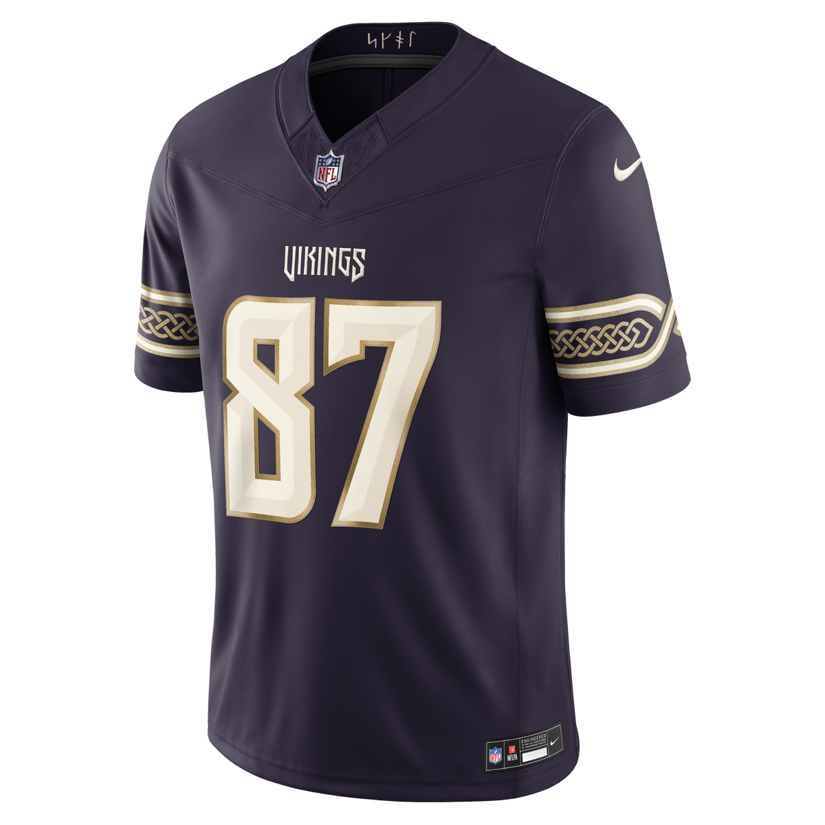 Men's Minnesota Vikings T.J. Hockenson Nike Purple 2026 Rivalries Collection Stitched Limited Jersey