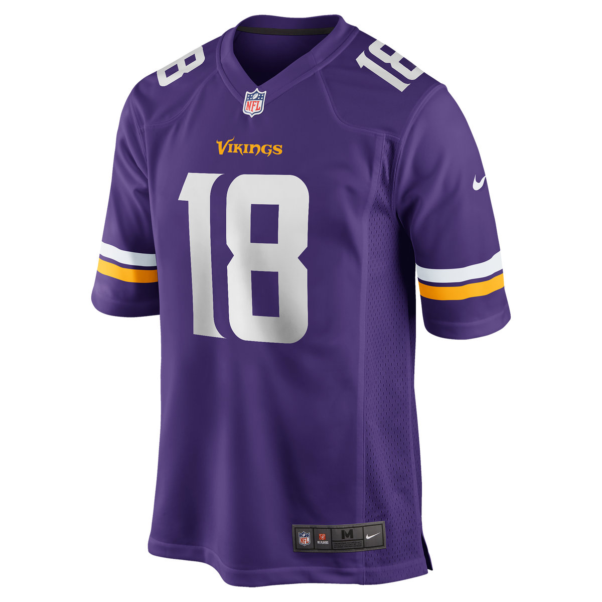Men's Minnesota Vikings Justin Jefferson Nike Purple Player Game Jersey