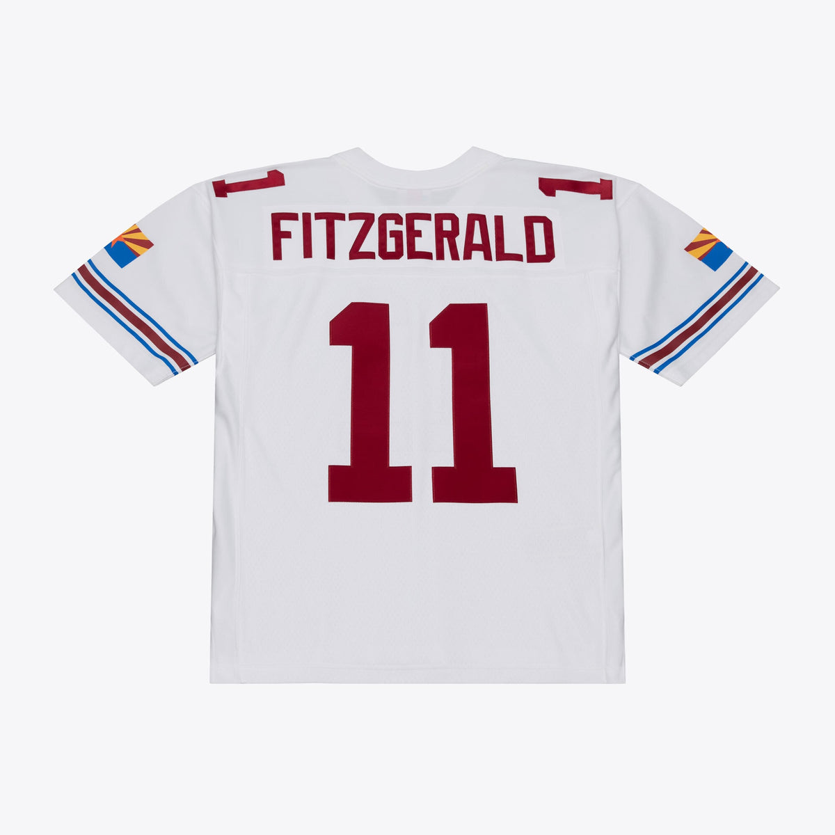 Men's Arizona Cardinals Larry Fitzgerald Mitchell & Ness White 2004 Legacy Replica Player Jersey