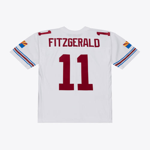 Men's Arizona Cardinals Larry Fitzgerald Mitchell & Ness White 2004 Legacy Replica Player Jersey