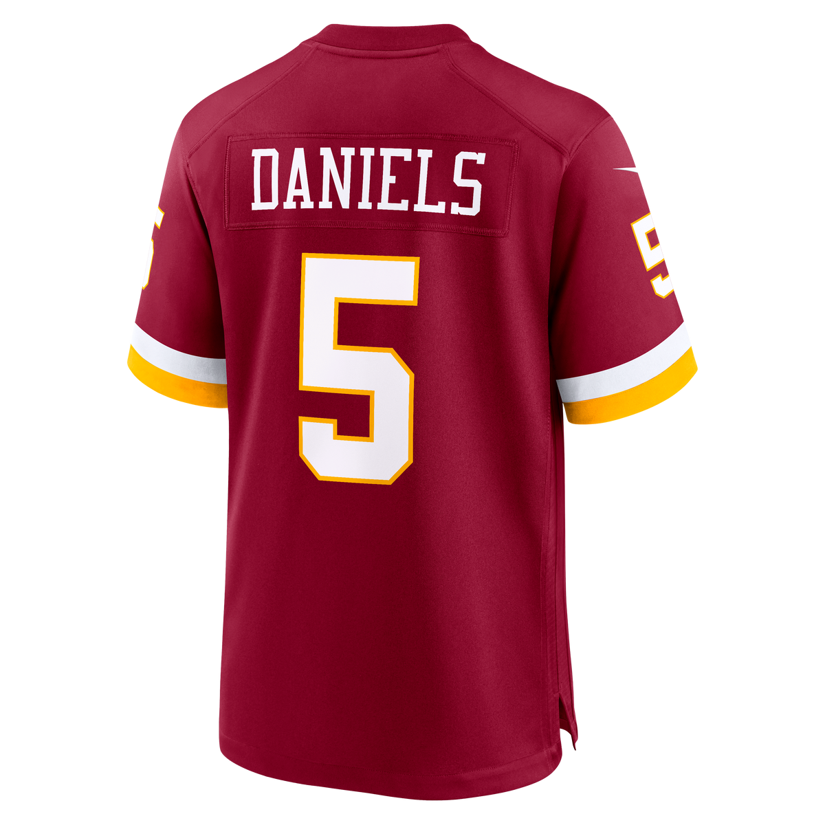 Men's Washington Commanders Jayden Daniels Nike White Game Super Bowl Era Jersey