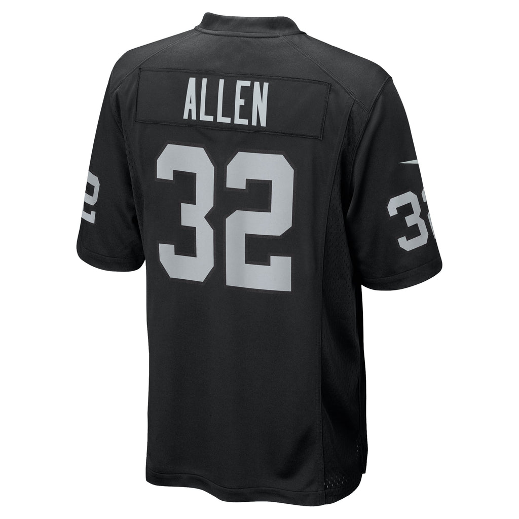 Men's Las Vegas Raiders Marcus Allen Nike Black Game Retired Player Jersey