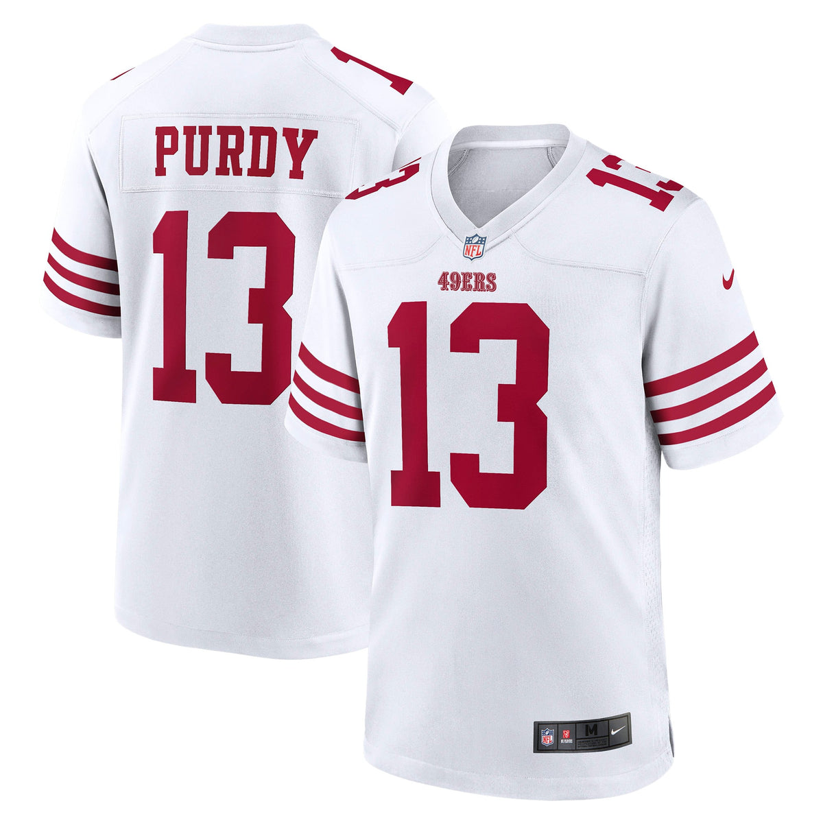 Men's San Francisco 49ers Brock Purdy Nike Scarlet Game Player Jersey