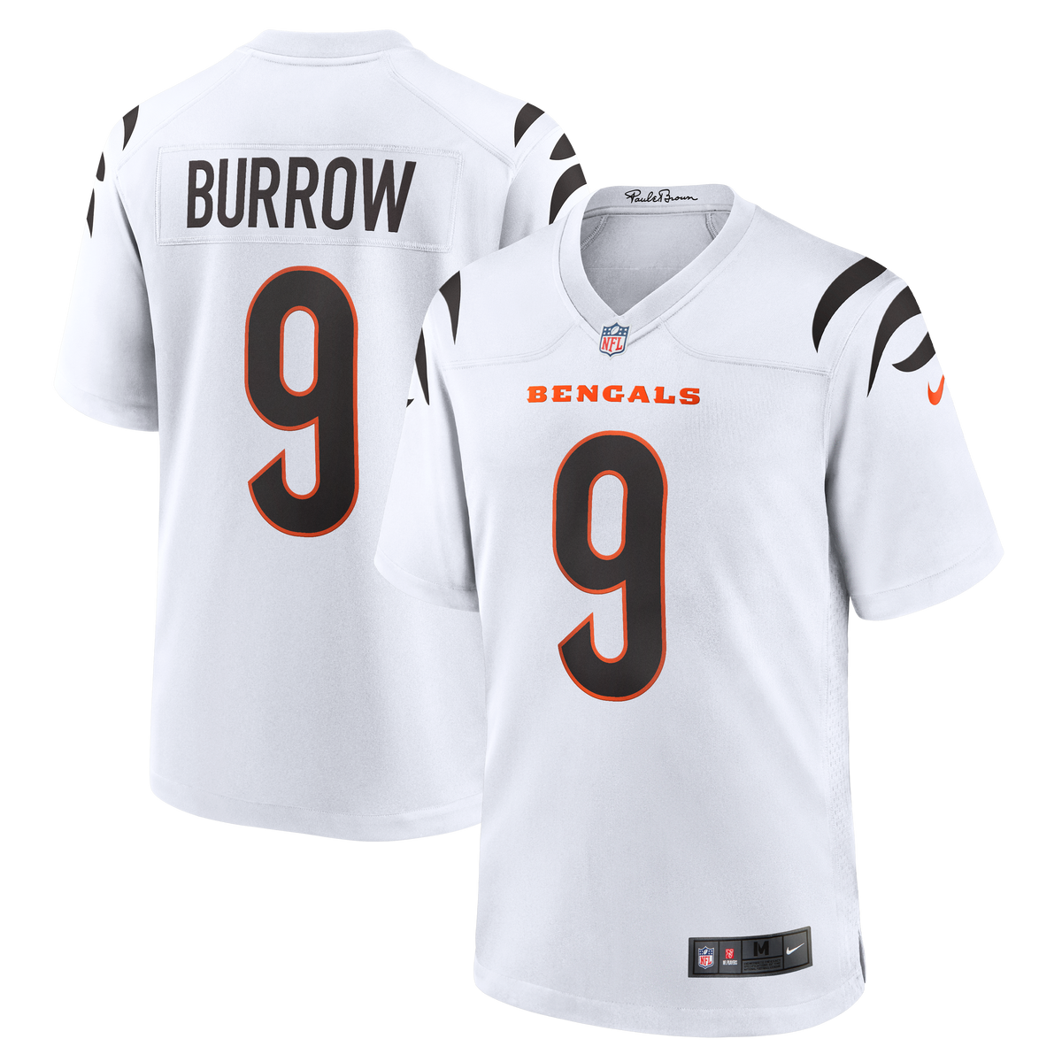 Men's Cincinnati Bengals Joe Burrow Nike Orange Alternate Game Jersey