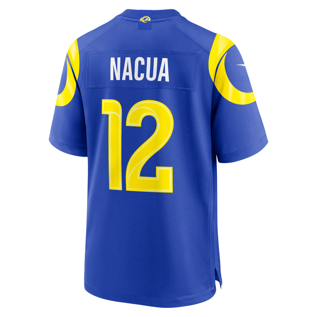 Men's Los Angeles Rams Puka Nacua Nike White White Game Player Jersey