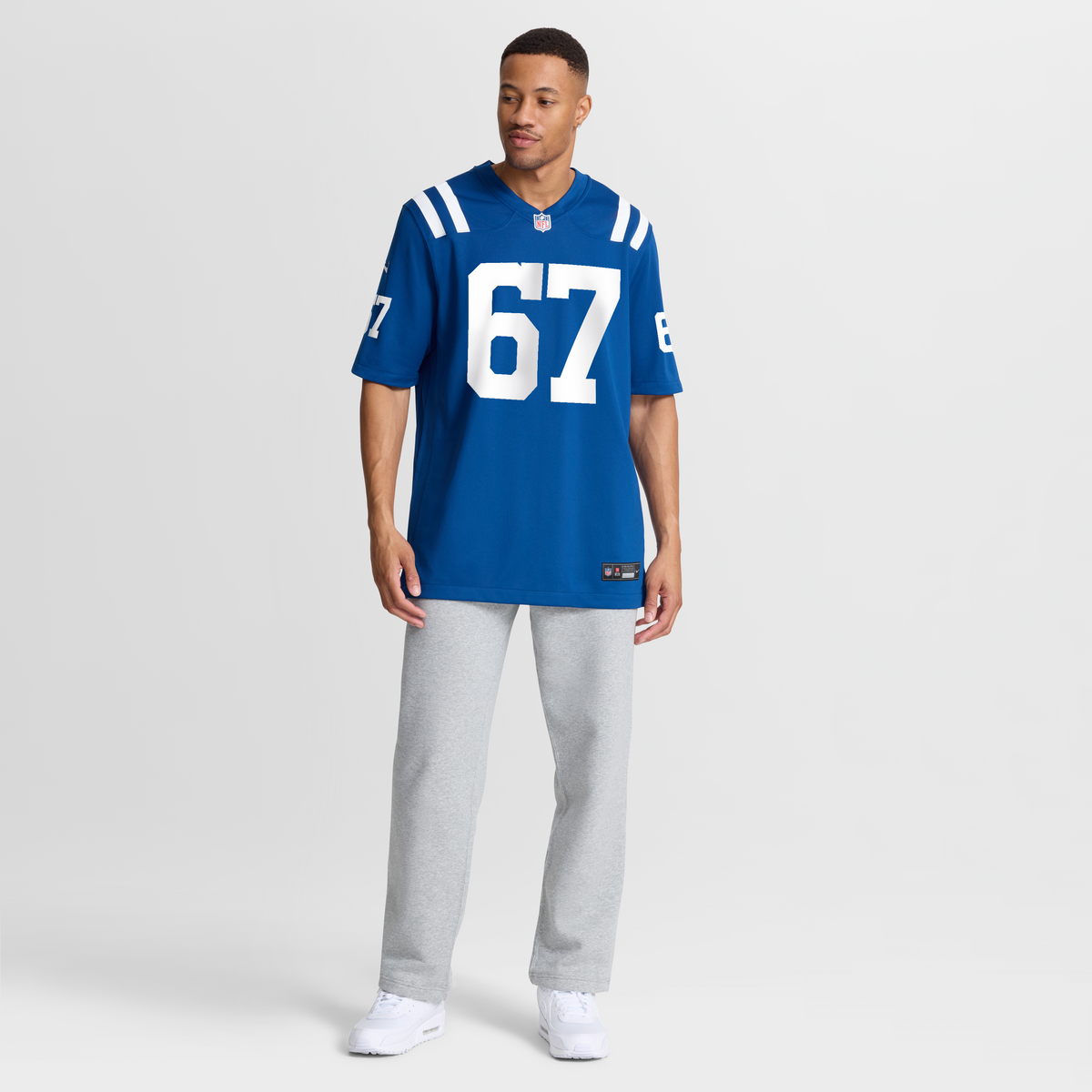 Men's Indianapolis Colts Luke Tenuta Nike  Royal Team Game Jersey
