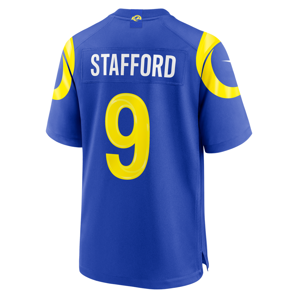 Men's Los Angeles Rams Matthew Stafford Nike Royal Team Game Player Jersey