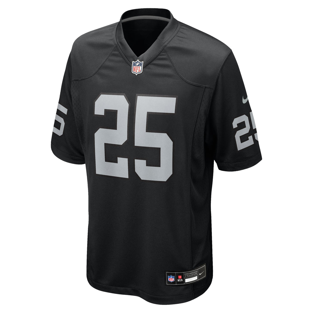Men's Las Vegas Raiders Fred Biletnikoff Nike Black Game Retired Player Jersey