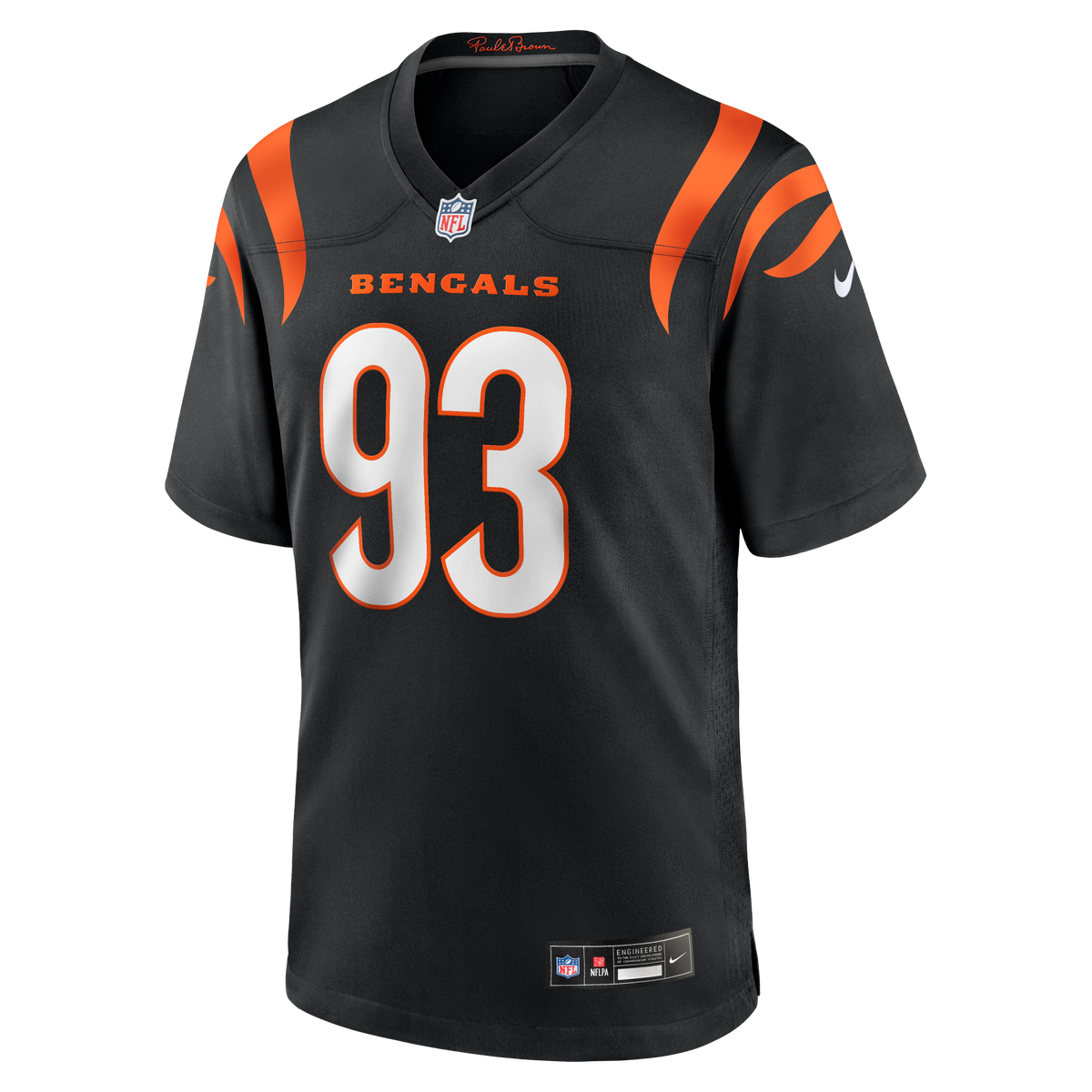 Men's Cincinnati Bengals Jonathan Allen Nike  Black Team Game Jersey