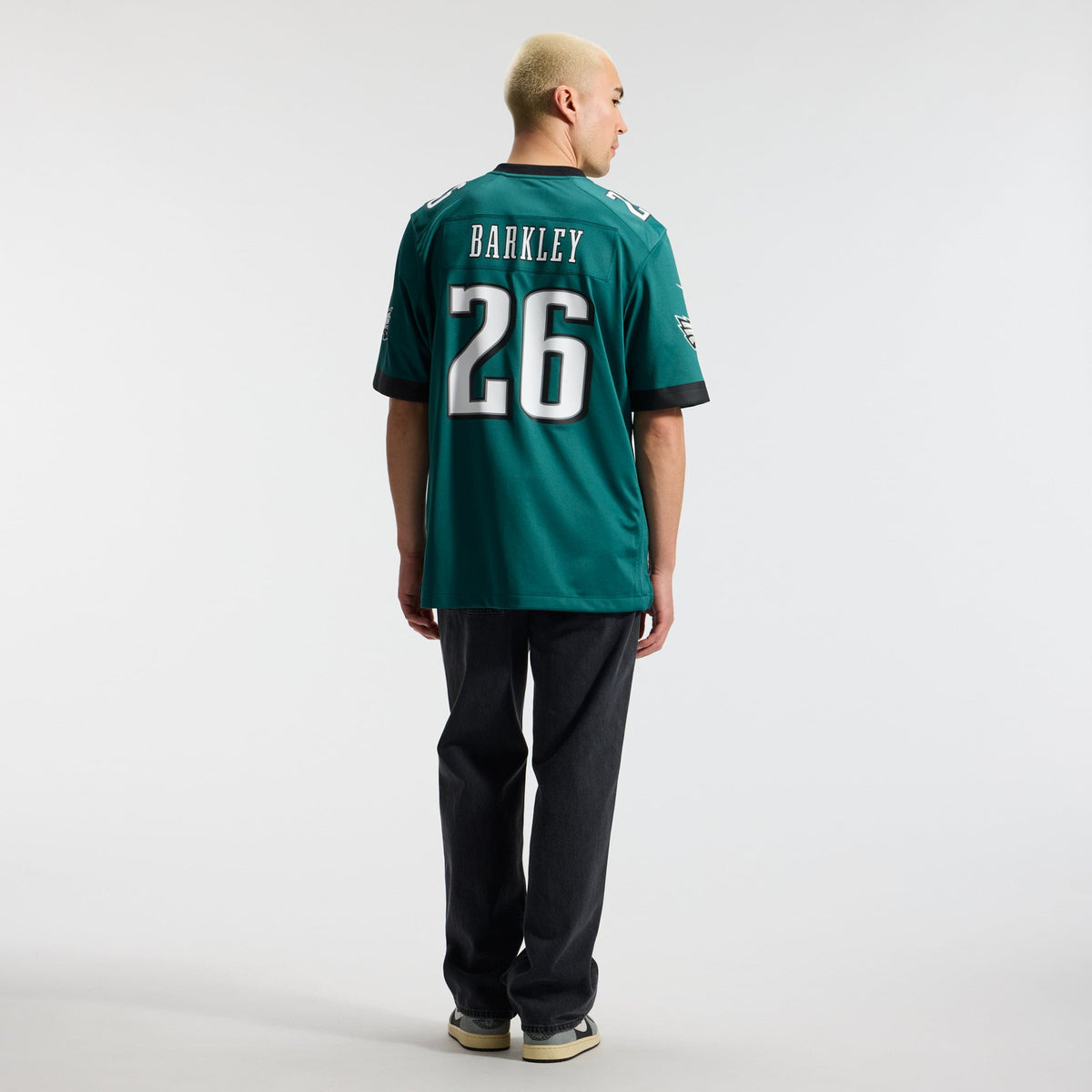 Men's Philadelphia Eagles Saquon Barkley Nike  Midnight Green Team Game Jersey