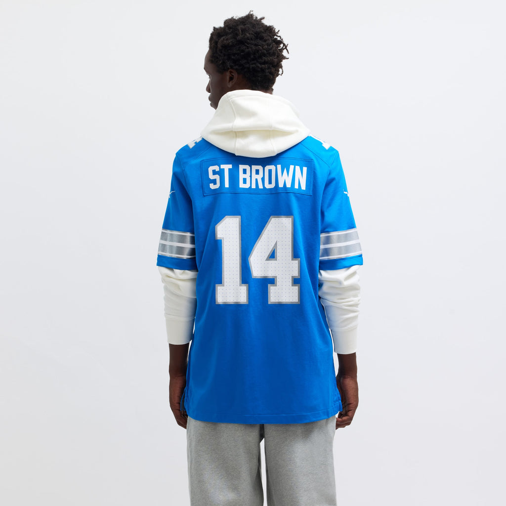 Men's Detroit Lions Amon-Ra St. Brown Nike Black 2nd Alternate Game Jersey
