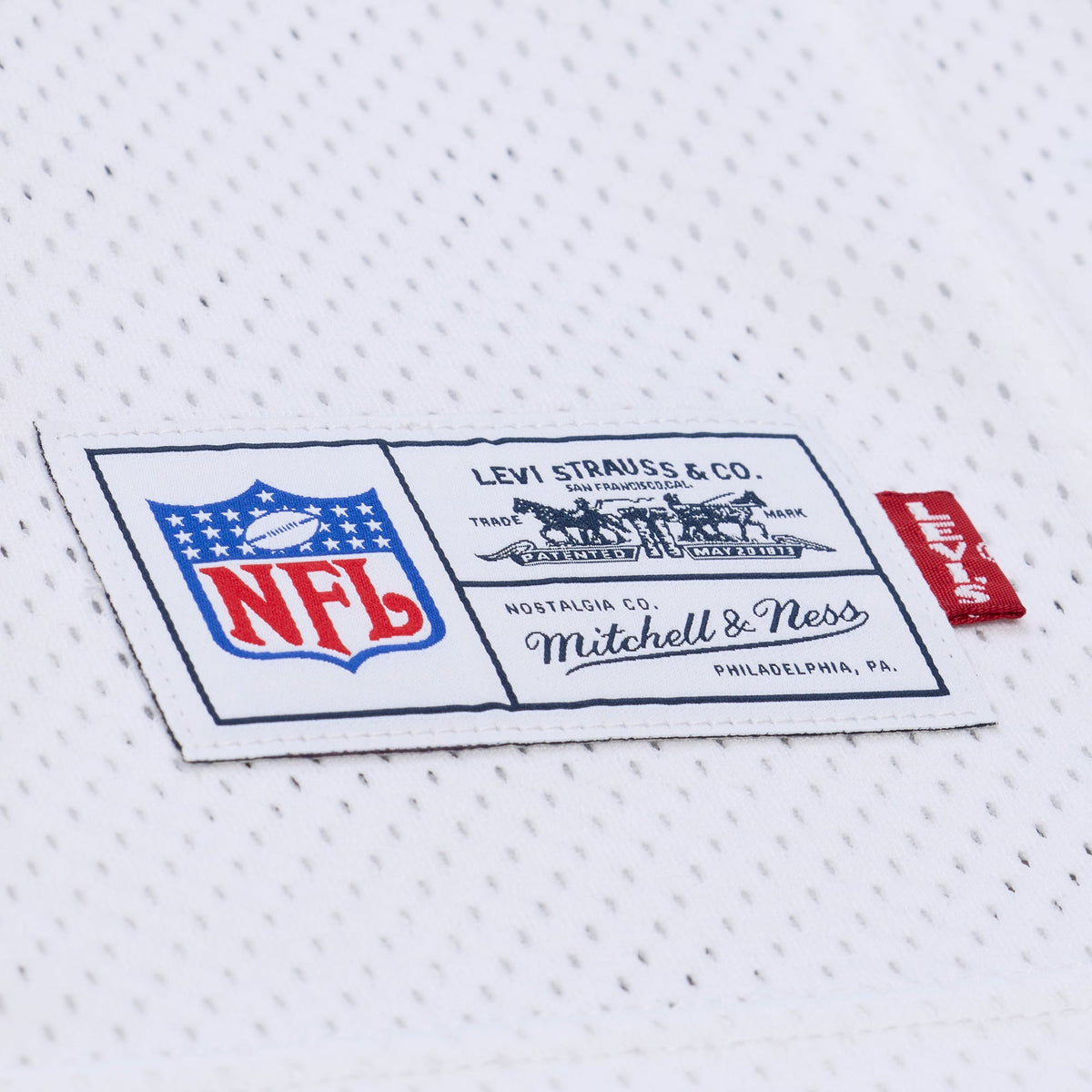 Unisex San Francisco 49ers Joe Montana Mitchell & Ness x Levi's White Legacy Jersey