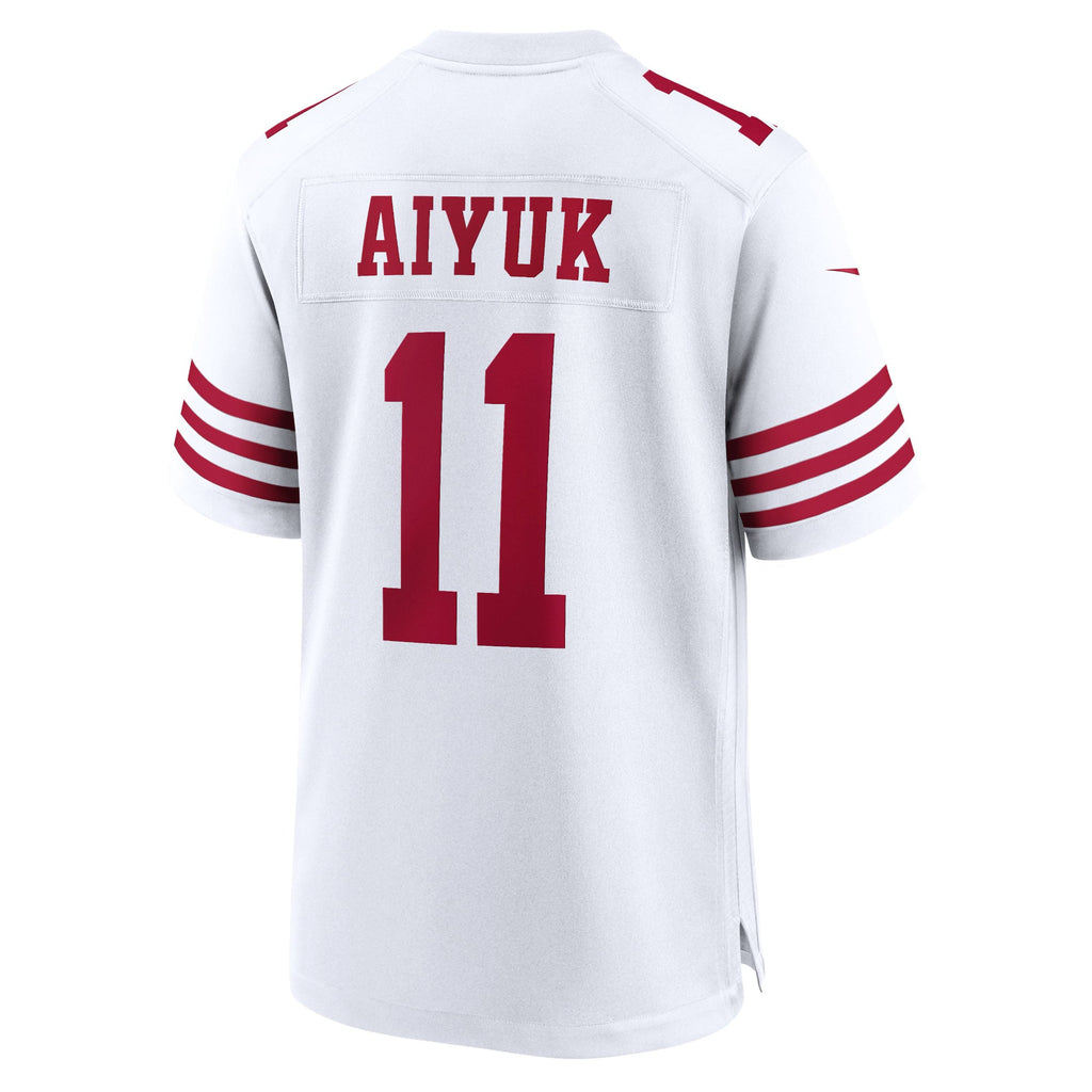 Men's San Francisco 49ers Brandon Aiyuk Nike Scarlet Game Player Jersey