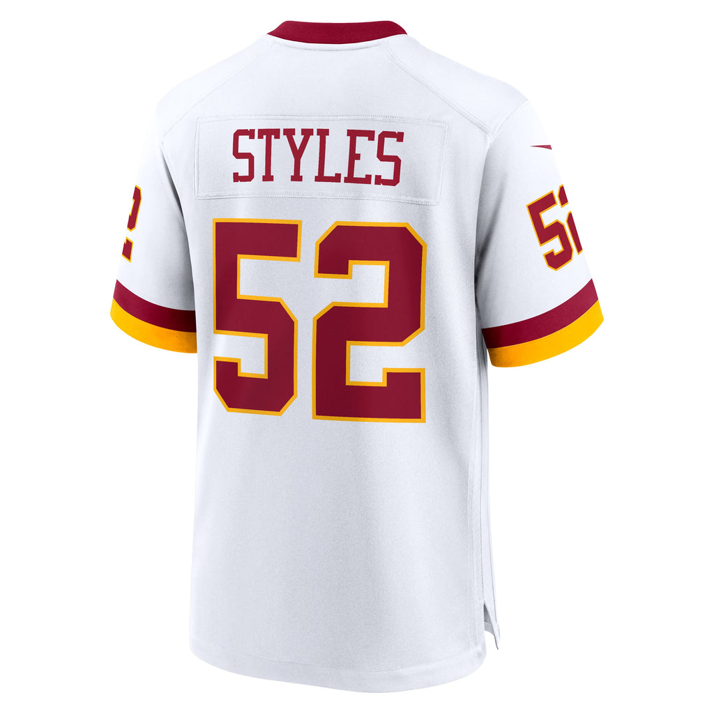 Men's Washington Commanders Sonny Styles Nike Burgundy Team Game Jersey