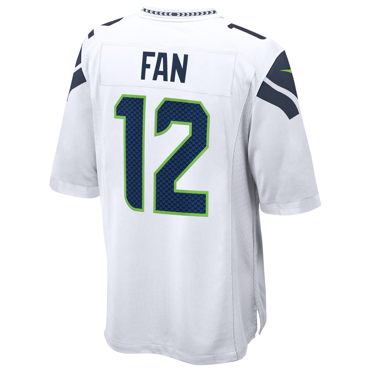 Men's Seattle Seahawks 12s Nike White Game Jersey