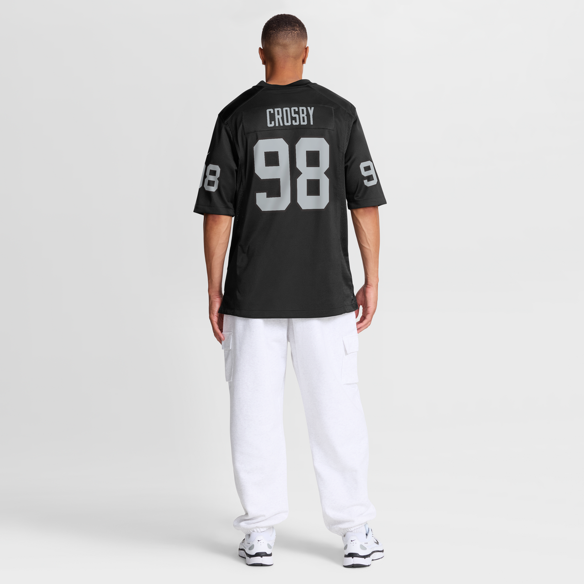 Men's Las Vegas Raiders Maxx Crosby Nike White Alternate Game Jersey
