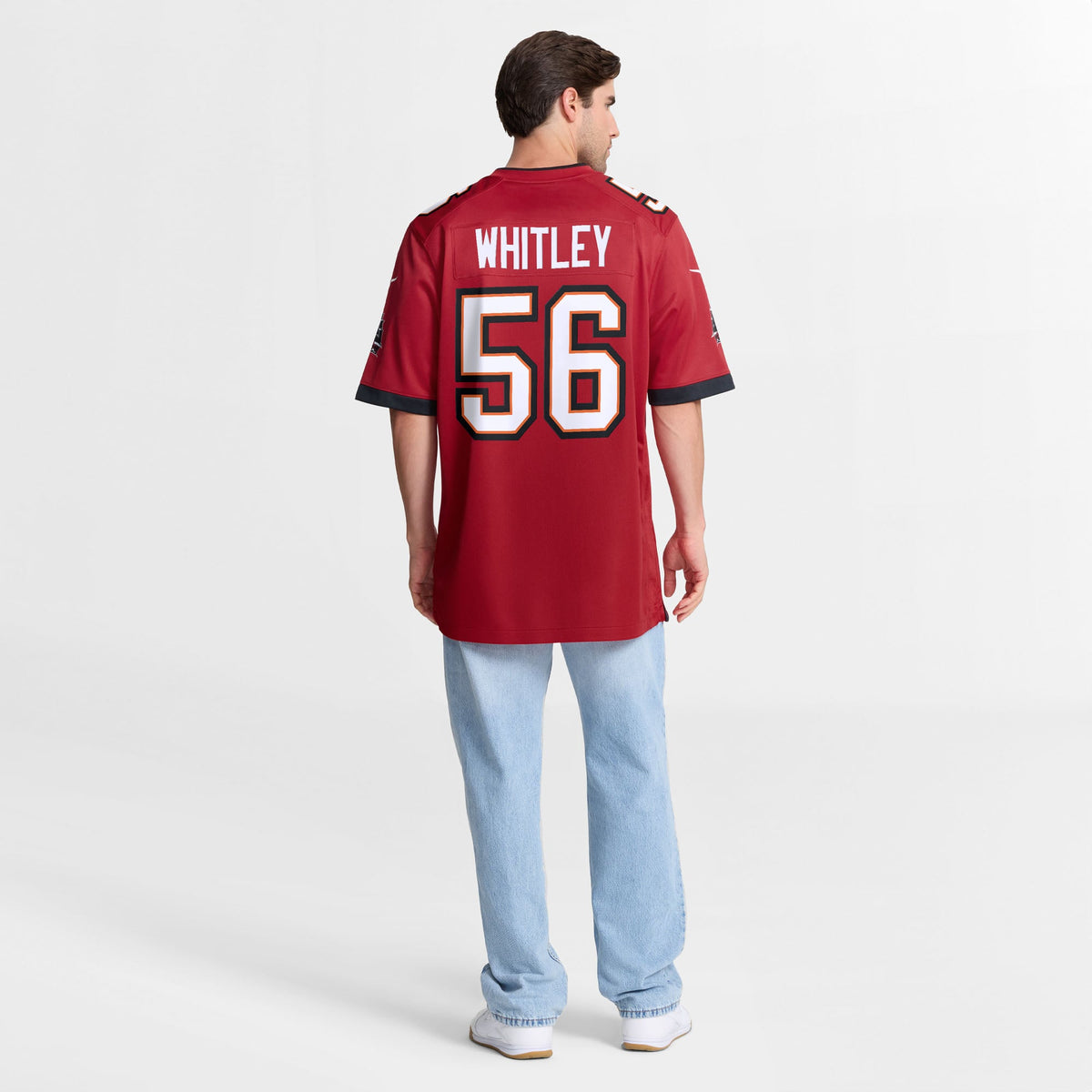 Men's Tampa Bay Buccaneers Benton Whitley Nike  Red Team Game Jersey