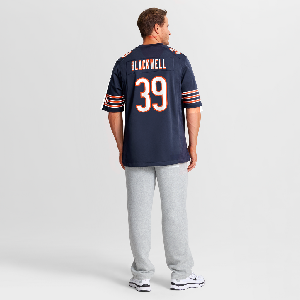 Men's Chicago Bears Josh Blackwell Nike Navy Game Player Jersey