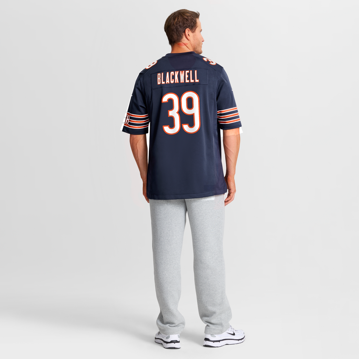 Men's Chicago Bears Josh Blackwell Nike Navy Game Player Jersey