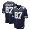 Men's Dallas Cowboys Jake Ferguson Nike Navy Team Game Jersey