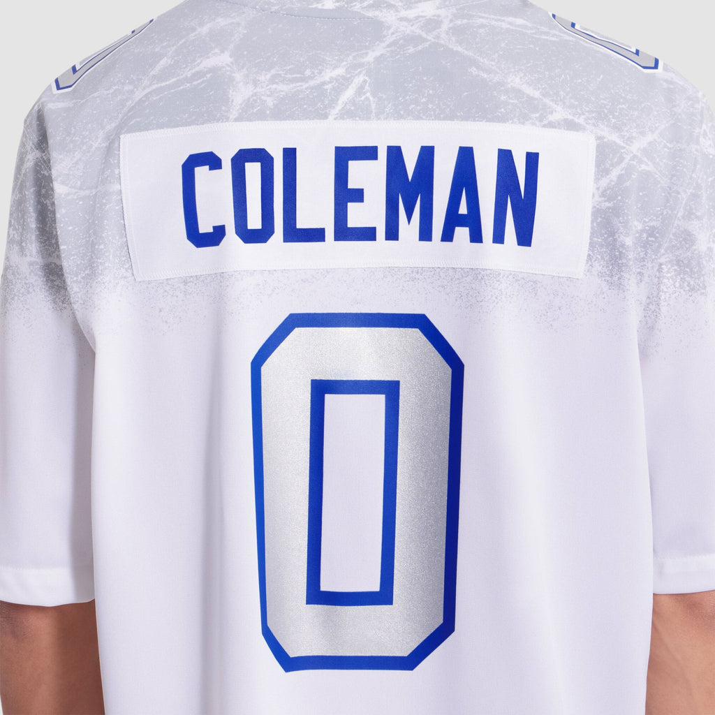 Men's Buffalo Bills Keon Coleman Nike White Rivalries Collection Game Jersey