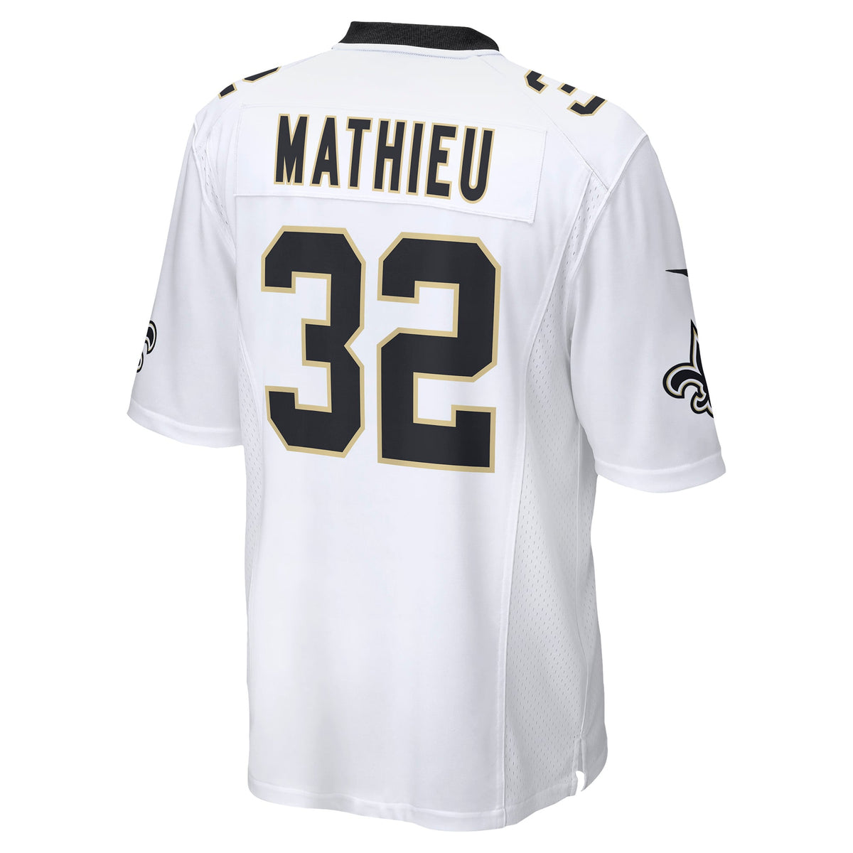 Men's New Orleans Saints Tyrann Mathieu Nike Black Game Jersey