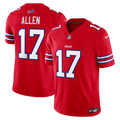 Men's Buffalo Bills Josh Allen Nike Red Alternate Vapor F.U.S.E. Stitched Limited Jersey