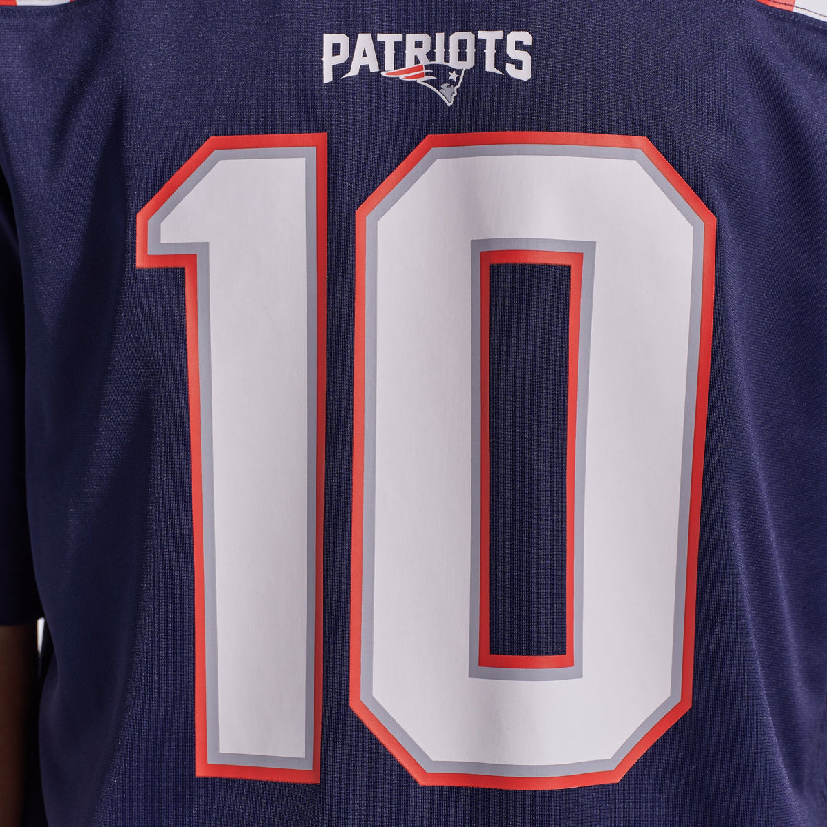 Men's New England Patriots Drake Maye Nike Navy  Player Game Jersey