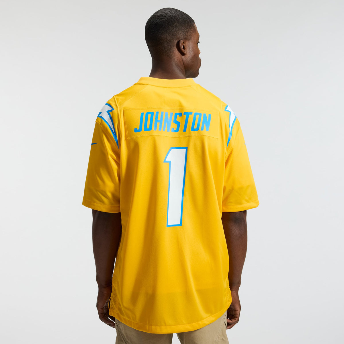 Men's Los Angeles Chargers Quentin Johnston Nike Navy Alternate Super Chargers Game Player Jersey