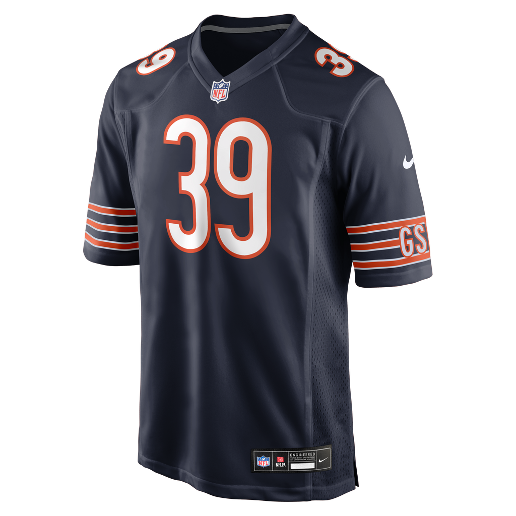 Men's Chicago Bears Josh Blackwell Nike Navy Game Player Jersey