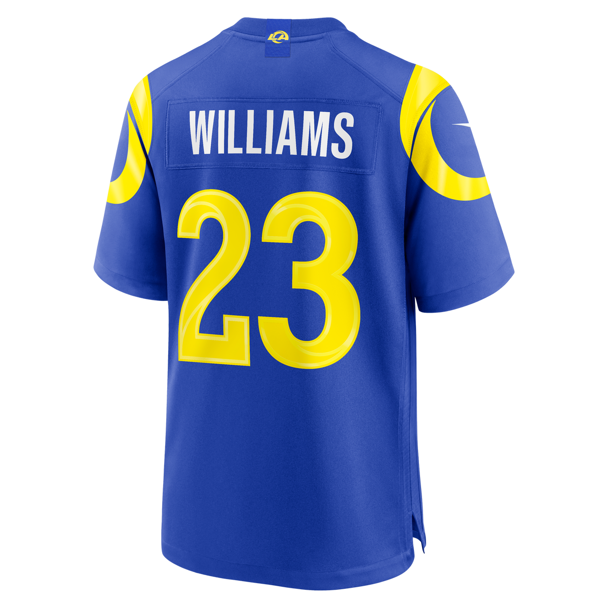 Men's Los Angeles Rams Kyren Williams Nike White White Game Player Jersey