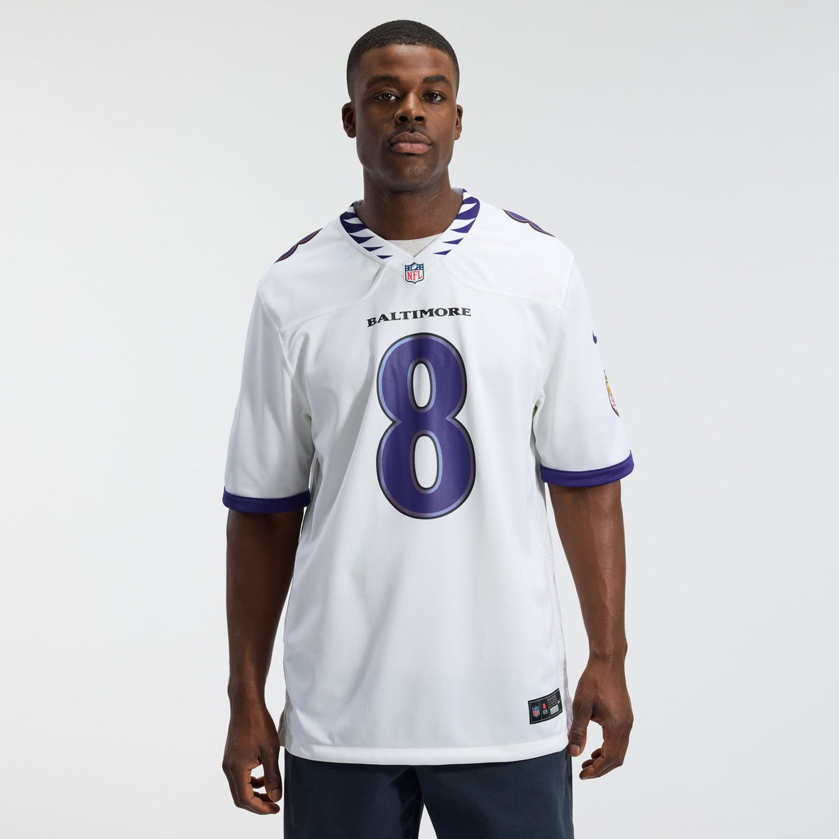 Men's Baltimore Ravens Lamar Jackson Nike Purple Alternate Game Jersey