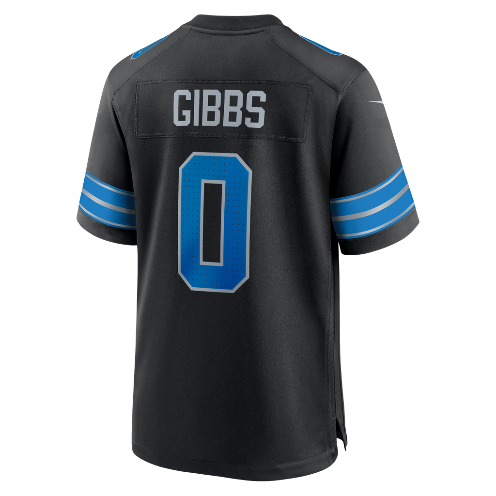 Men's Detroit Lions Jahmyr Gibbs Nike White Game Player Jersey