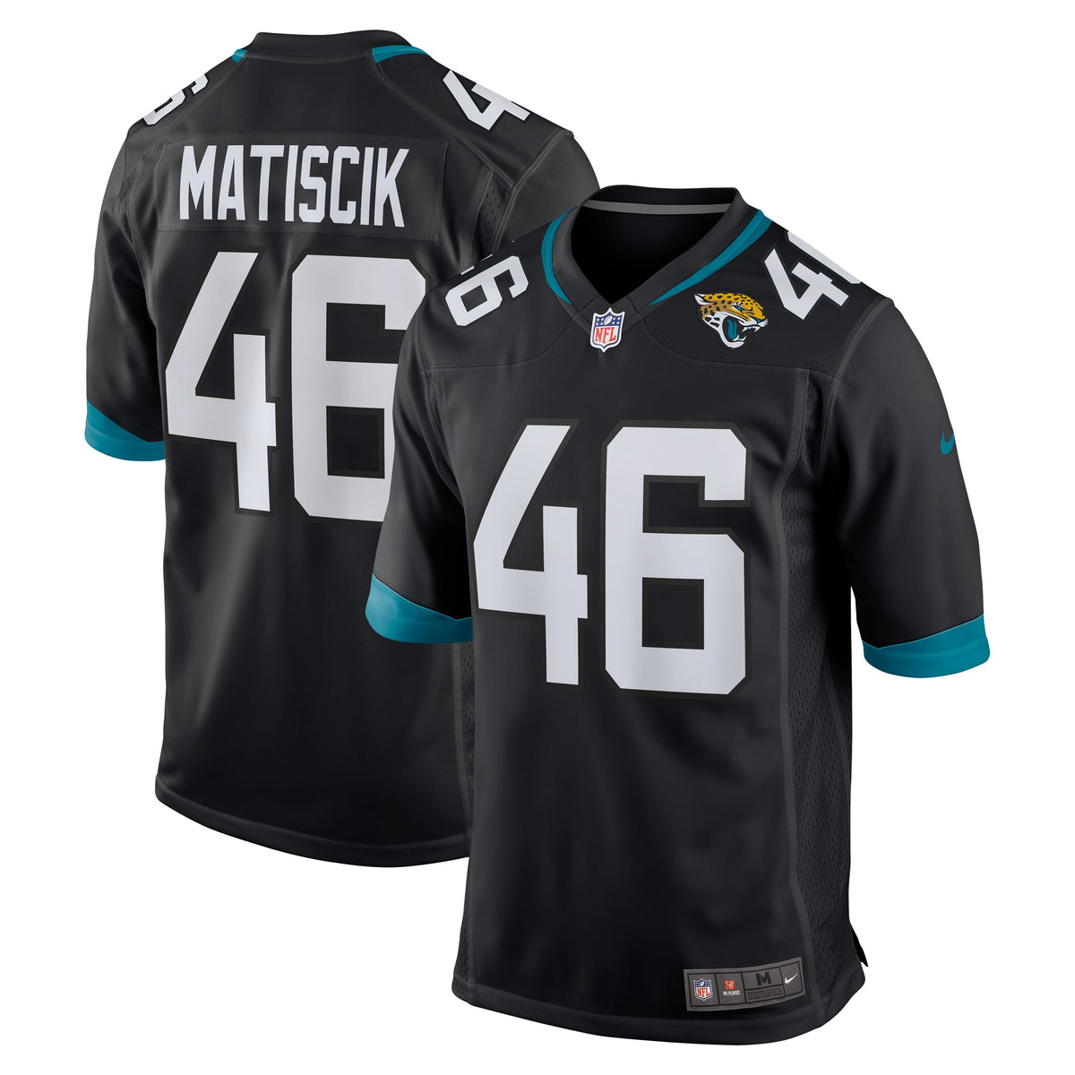 Men's Jacksonville Jaguars Ross Matiscik Nike Teal Game Jersey