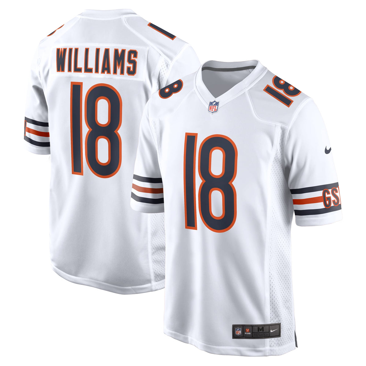 Men's Chicago Bears Caleb Williams Nike Navy  Player Game Jersey