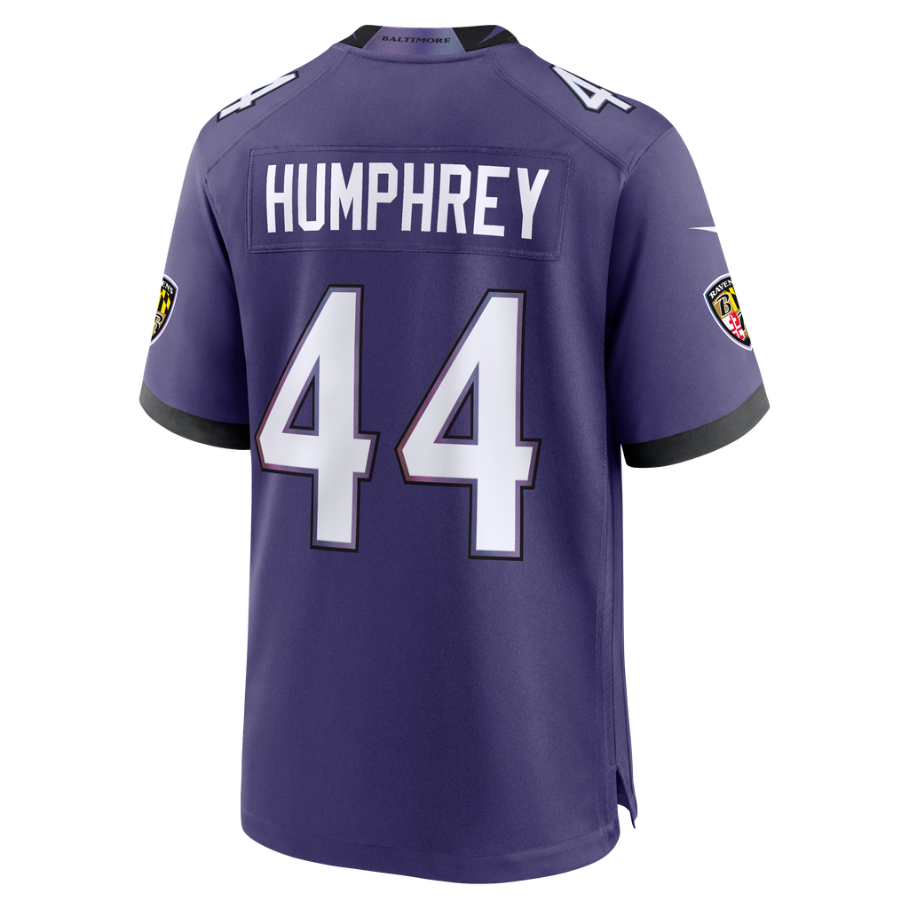 Men's Baltimore Ravens Marlon Humphrey Nike Black Alternate Game Jersey