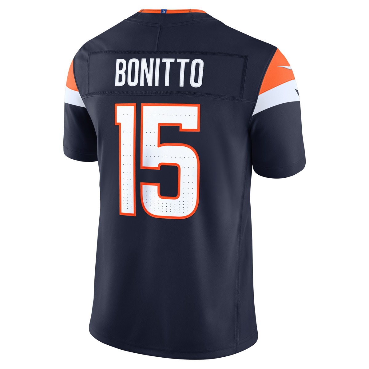 Men's Denver Broncos Nik Bonitto Nike Navy Alternate Vapor F.U.S.E. Stitched Limited Jersey