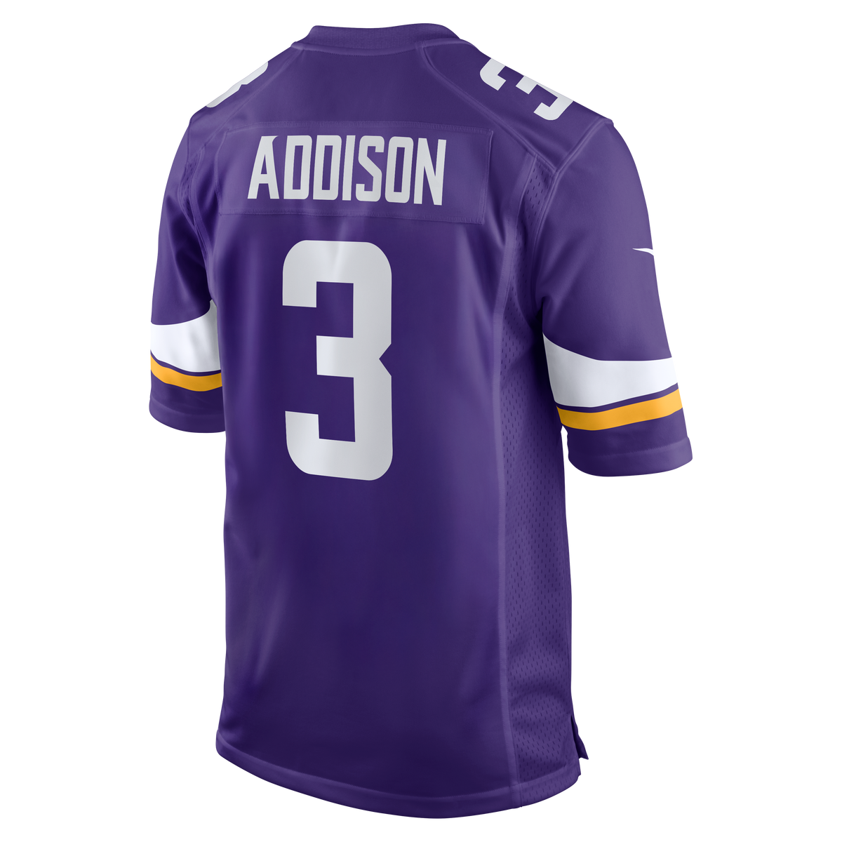 Men's Minnesota Vikings Jordan Addison Nike Purple  Game Jersey