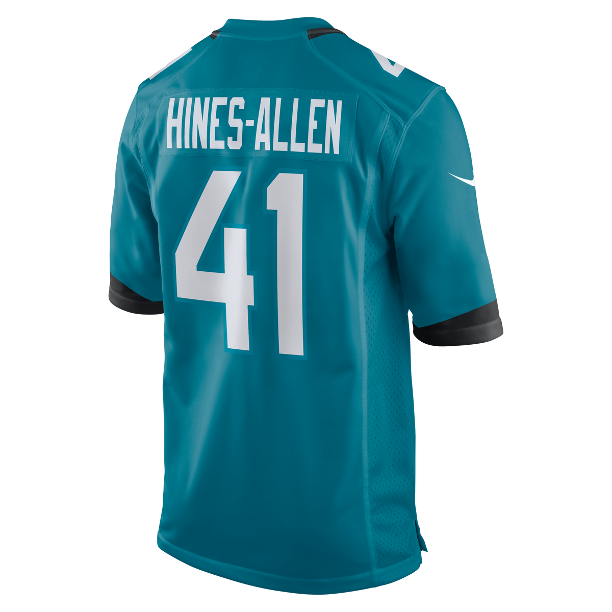 Men's Jacksonville Jaguars Josh Hines-Allen Nike Teal Player Game Jersey