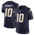 Men's Los Angeles Chargers Justin Herbert Nike Navy Alternate Super Chargers Vapor F.U.S.E. Stitched Limited Jersey