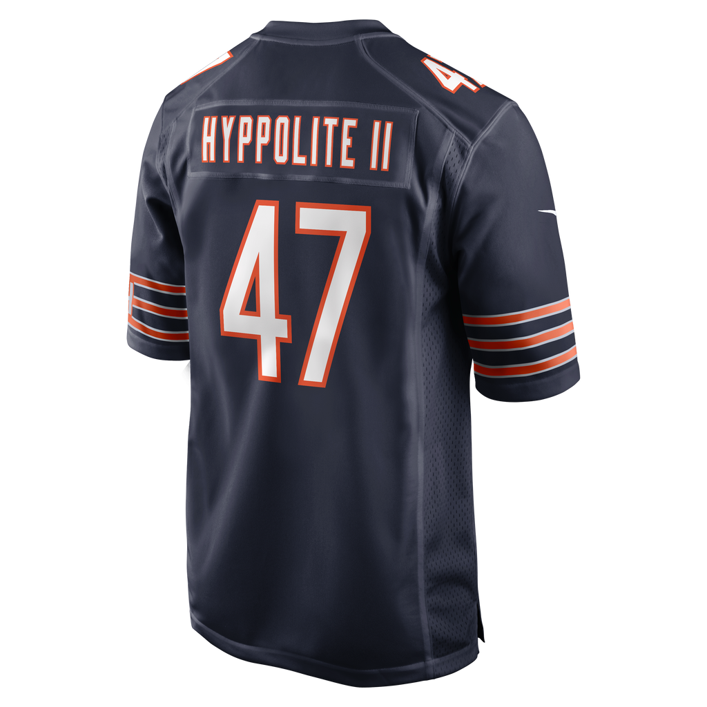 Men's Chicago Bears Ruben Hyppolite II Nike Navy Team Game Jersey