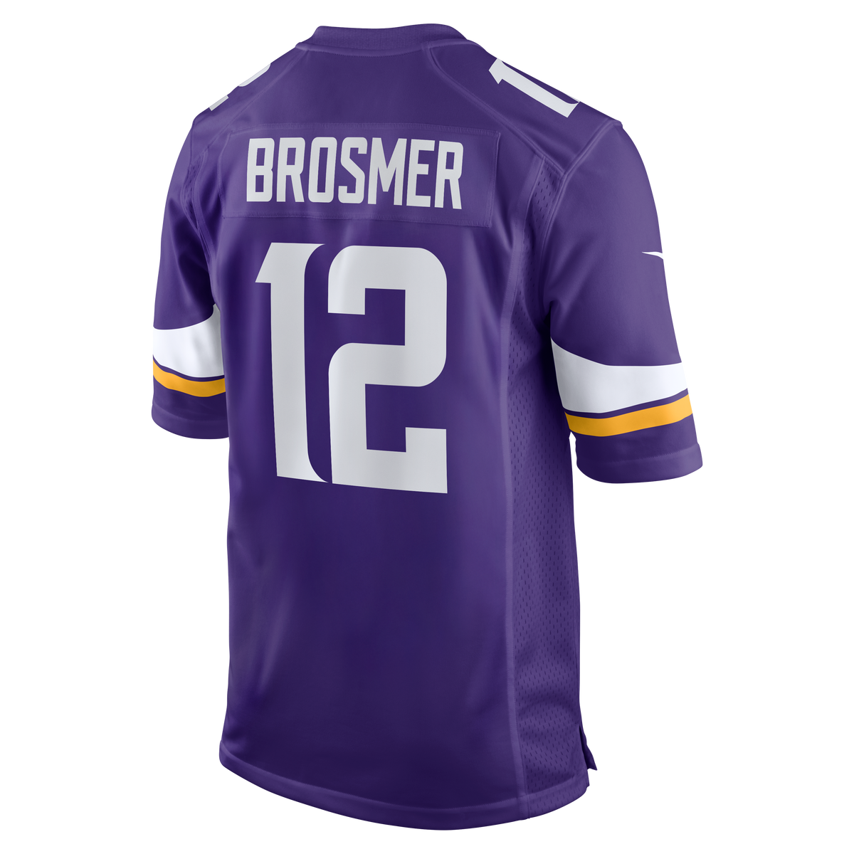 Men's Minnesota Vikings Max Brosmer Nike  Purple Team Game Jersey