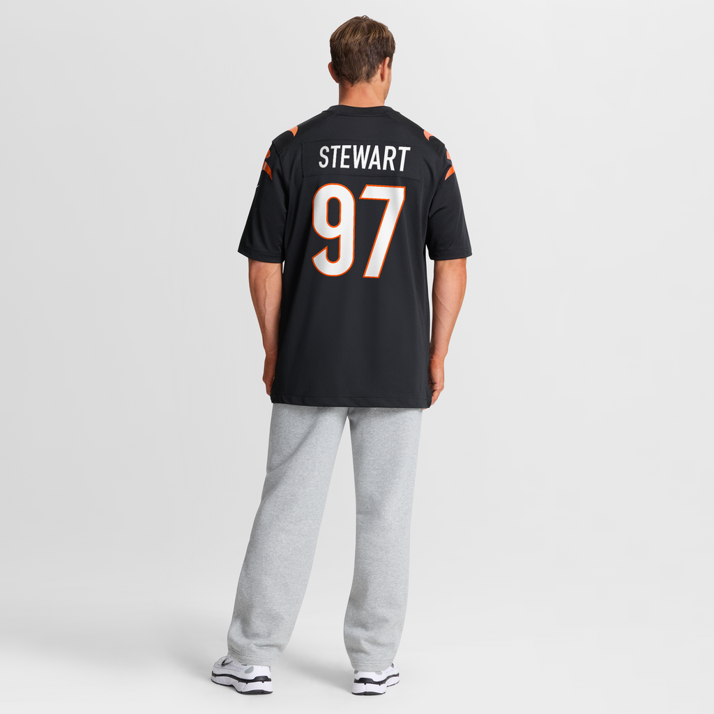 Men's Cincinnati Bengals Shemar Stewart Nike  Black Team Game Jersey