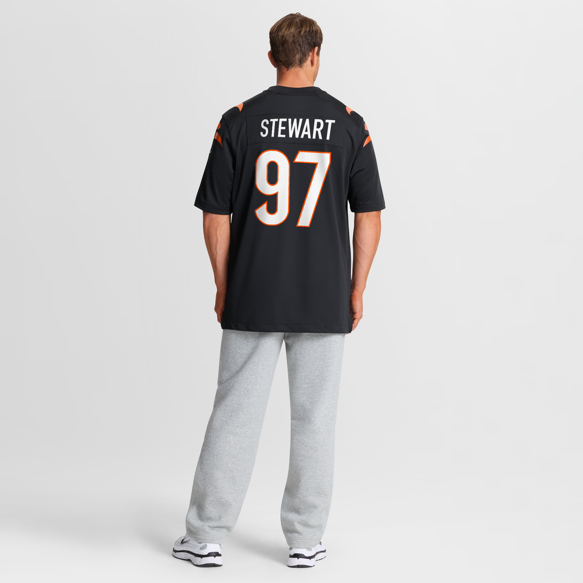 Men's Cincinnati Bengals Shemar Stewart Nike  Black Team Game Jersey