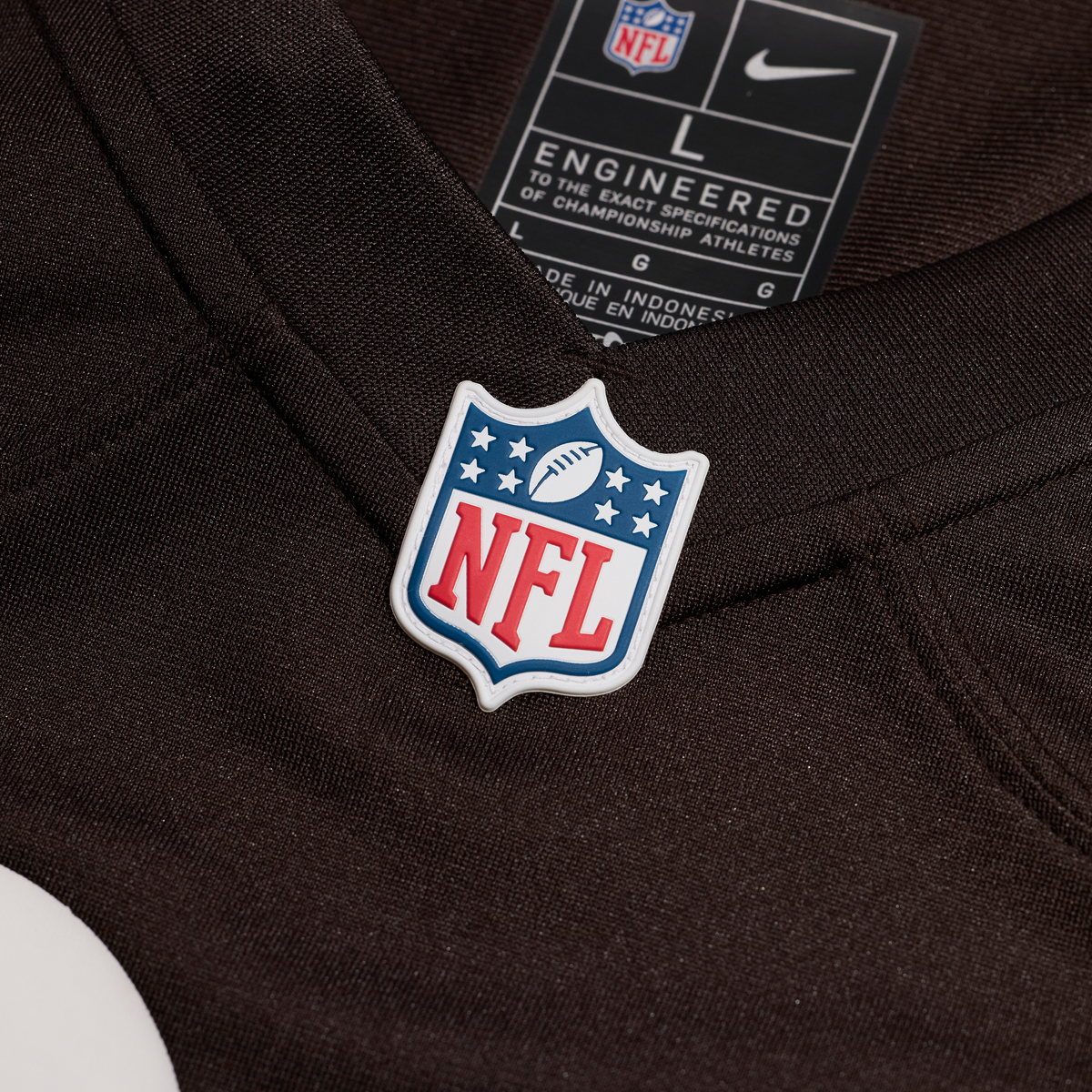 Men's Cleveland Browns Tyre Phillips Nike  Brown Team Game Jersey